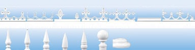 Finial designs available for conservatory roofs from Anglian Home Improvements