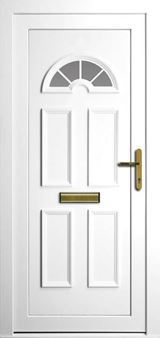 Elizabethan white uPVC door